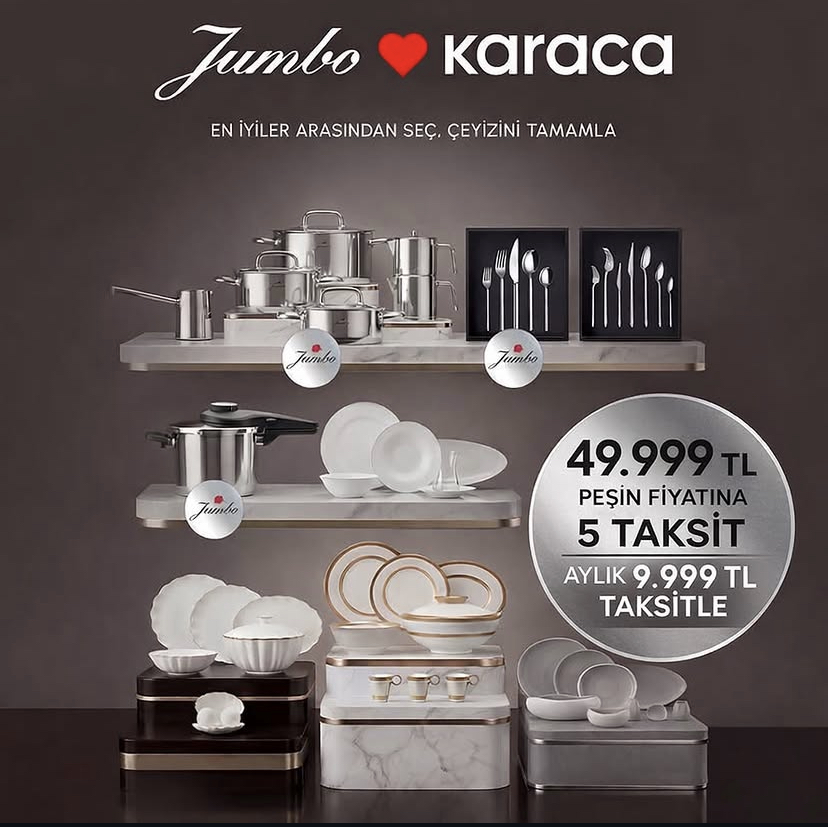 JUMBO X KARACA ÇEYİZ PAKETİ